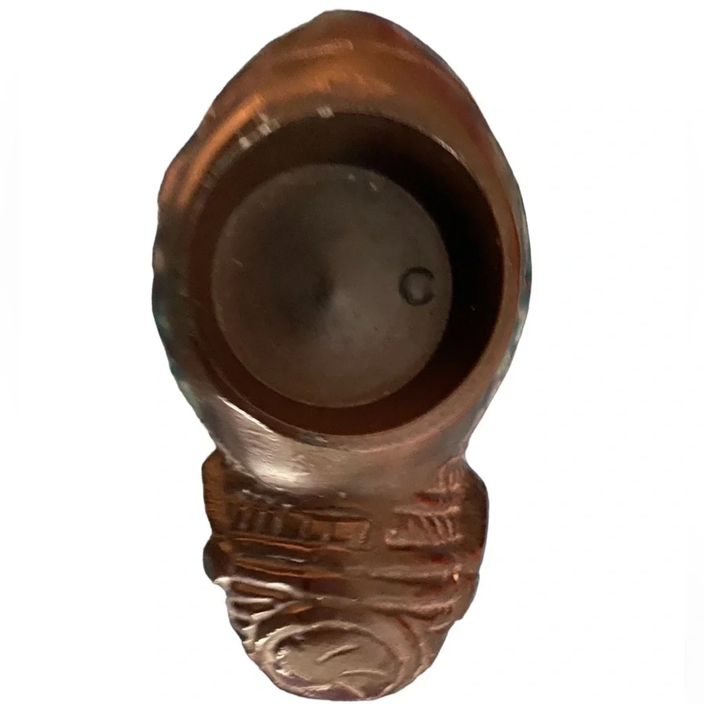 Elephant Candle Holder Votive Brown Metal Figurine Detailed Made in India.  #17